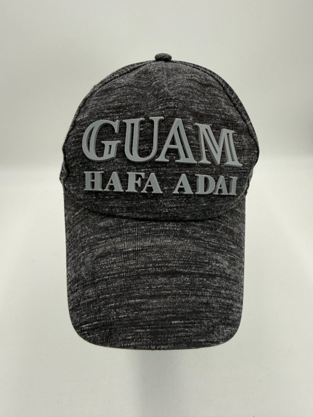 Robin Ruth GUAM Hafa Adai Hat Black Space Dye StrapBack Cap One Size Adjustable